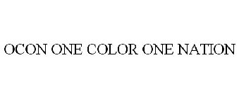 OCON ONE COLOR ONE NATION