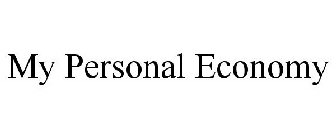 MY PERSONAL ECONOMY