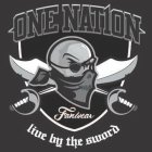 ONE NATION FANWEAR LIVE BY THE SWORD