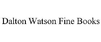 DALTON WATSON FINE BOOKS