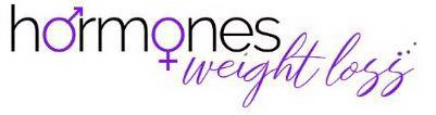 THE MARK CONTAINS THE WORDS HORMONES + WEIGHT LOSS.