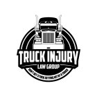 TRUCK INJURY LAW GROUP DON'T GET STUCK GETTING HIT BY A TRUCK