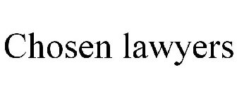 CHOSEN LAWYERS