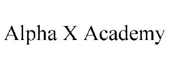 ALPHA X ACADEMY