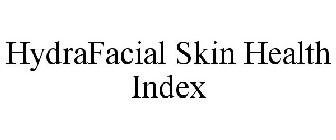 HYDRAFACIAL SKIN HEALTH INDEX