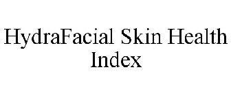 HYDRAFACIAL SKIN HEALTH INDEX