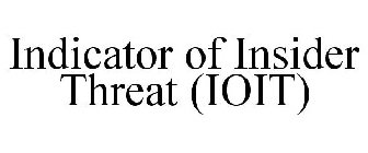 INDICATOR OF INSIDER THREAT (IOIT)