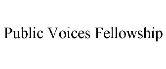 PUBLIC VOICES FELLOWSHIP