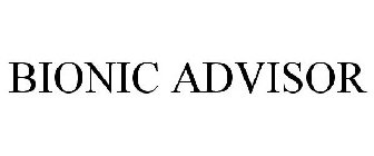 BIONIC ADVISOR