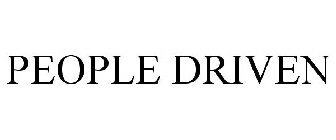 PEOPLE DRIVEN