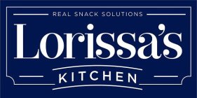 REAL SNACK SOLUTIONS LORISSA'S KITCHEN
