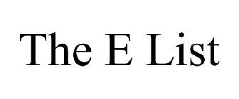 THE E LIST