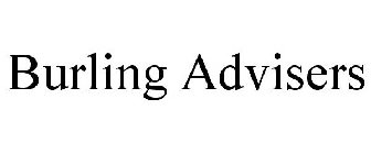 BURLING ADVISERS