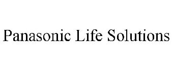 PANASONIC LIFE SOLUTIONS