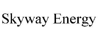 SKYWAY ENERGY