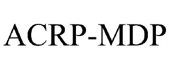 ACRP-MDP