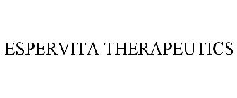 ESPERVITA THERAPEUTICS