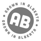 AB · GROWN IN ALBERTA · GROWN IN ALBERTA