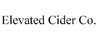 ELEVATED CIDER CO.