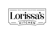 REAL SNACK SOLUTIONS LORISSA'S KITCHEN