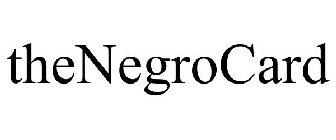 THE NEGRO CARD
