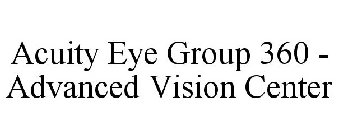 ACUITY EYE GROUP 360  ADVANCED VISION CENTER