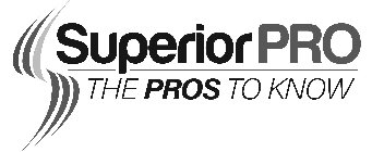 SUPERIORPRO THE PROS TO KNOW