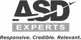 ASD EXPERTS RESPONSIVE. CREDIBLE. RELEVANT.