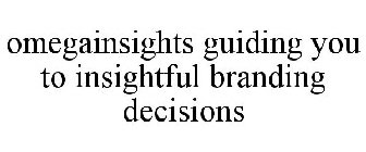 OMEGAINSIGHTS GUIDING YOU TO INSIGHTFUL BRANDING DECISIONS