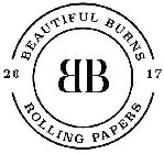 BEAUTIFUL BURNS ROLLING PAPERS BB 20 17
