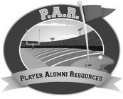 P.A.R., PLAYER ALUMNI RESOURCES