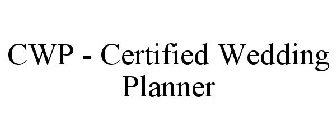 CWP - CERTIFIED WEDDING PLANNER