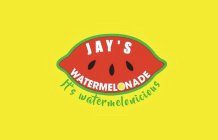 JAY'S WATERMELONADE IT'S WATERMELONICIOUS