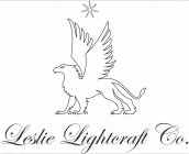 THE WORDING LESLIE LIGHTCRAFT CO AND A GRIFFON AND A STAR.