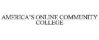 AMERICA'S ONLINE COMMUNITY COLLEGE