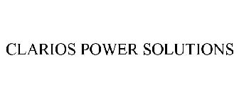 CLARIOS POWER SOLUTIONS