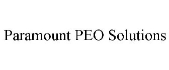 PARAMOUNT PEO SOLUTIONS