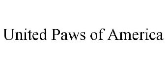 UNITED PAWS OF AMERICA