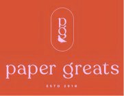 PG PAPER GREATS ESTD 2018