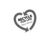 RECYCLE FOR LIFE REUSE ALWAYS!