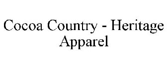 COCOA COUNTRY - HERITAGE APPAREL