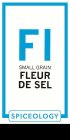 FL SMALL GRAIN FLEUR DE SEL SPICEOLOGY
