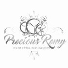 PRECIOUS REMY IT IS NOT A TREND, ITS AN INVESTMENT