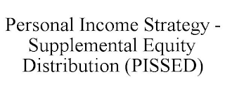 PERSONAL INCOME STRATEGY - SUPPLEMENTALEQUITY DISTRIBUTION (PISSED)