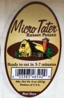 MICRO TATER RUSSET POTATO READY TO EAT IN 5-7 MINUTES