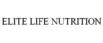 ELITE LIFE NUTRITION