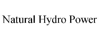NATURAL HYDRO POWER