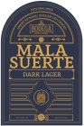 ARTISINAL BEER AMERICAN MADE, MEXICAN INFLUENCED LA BODEGA BREWING COMPANY MALASUERTE DARK LAGER ALC/VOL 5% 12 FLUID OZ.