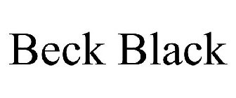 BECK BLACK