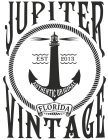 JUPITER VINTAGE EST. 2013 AUTHENTIC ORIGINAL FLORIDA